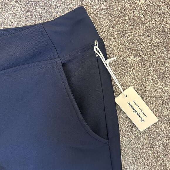 Tommy Bahama Women's Bermuda Shorts Size XS Navy Pull On Pockets 9 in Inseam NWT - Picture 5 of 14